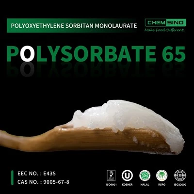 Effektive og smakfulle emulsjoner med polysorbat 65 som nøkkelingrediens CAS NO.9005-71-4