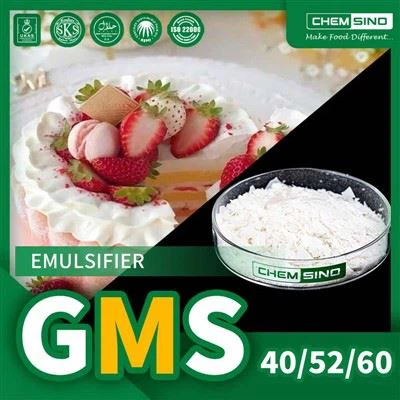 Glycerylmonostearatpulver/GMS40/GMS52/GMS60 til mat