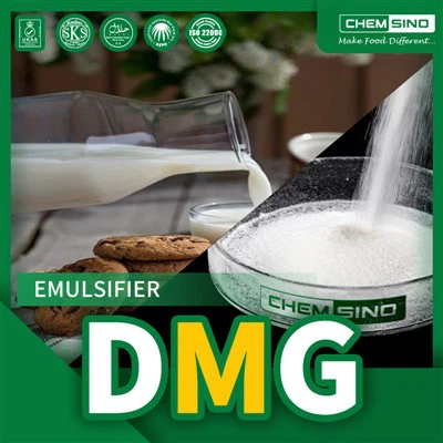 Mye brukt for dagbokprodukter destillert monoglyserid DMG-pulver CAS-nr. 123-94-4