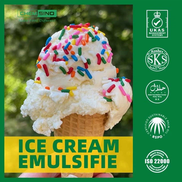 Premium Ice Cream Emulsifier in Ice Cream
